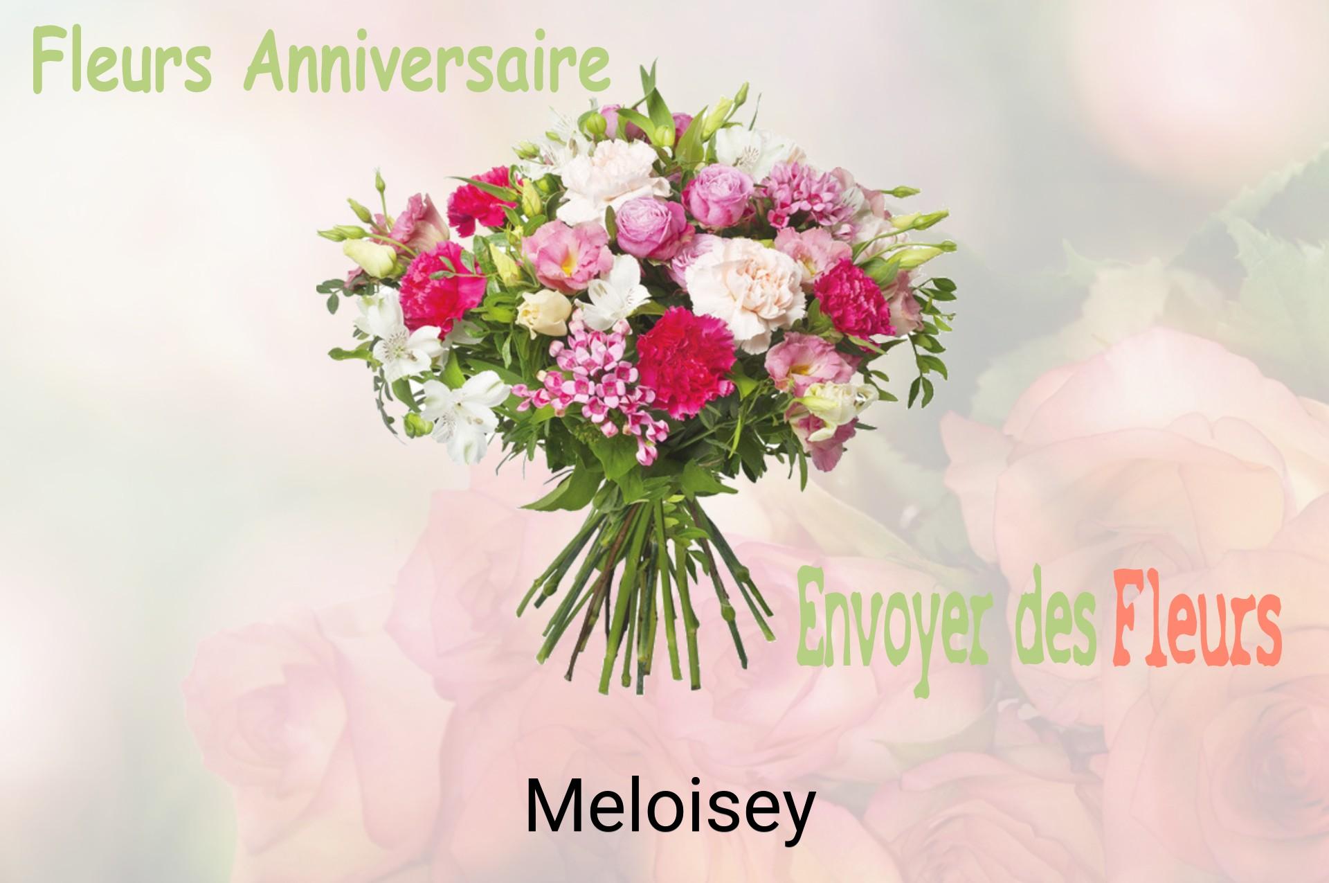 Bouquet de fleurs d’anniversaire livré à Meloisey