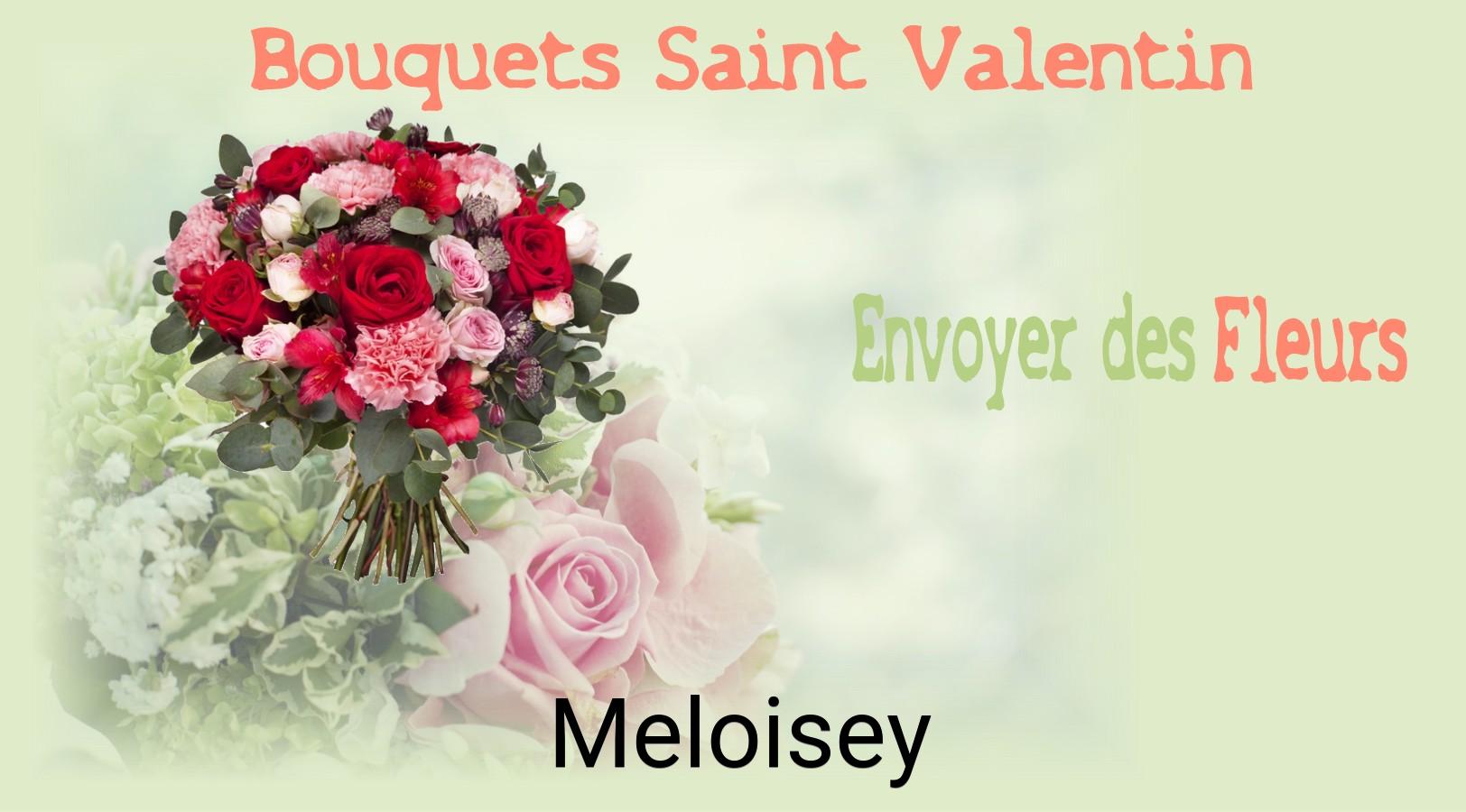 Roses de Saint-Valentin livrées à Meloisey